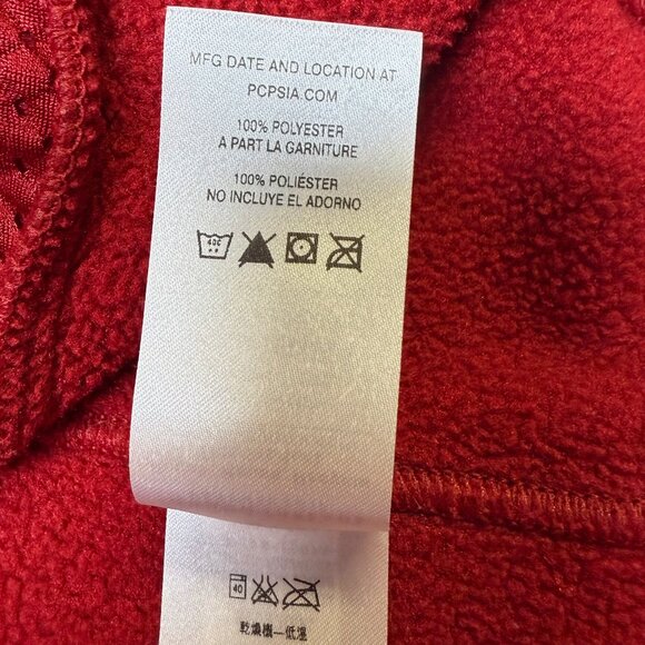 Patagonia Men’s Classic Synchilla Marsupial Fleece Pullover Red Medium EUC - Picture 6 of 10